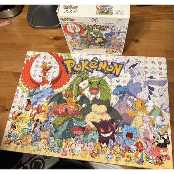 Pokemon Fan Favorites 300 Large Piece Jigsaw Puzzle Multicolor 21.25"L X - Picture 2 of 2